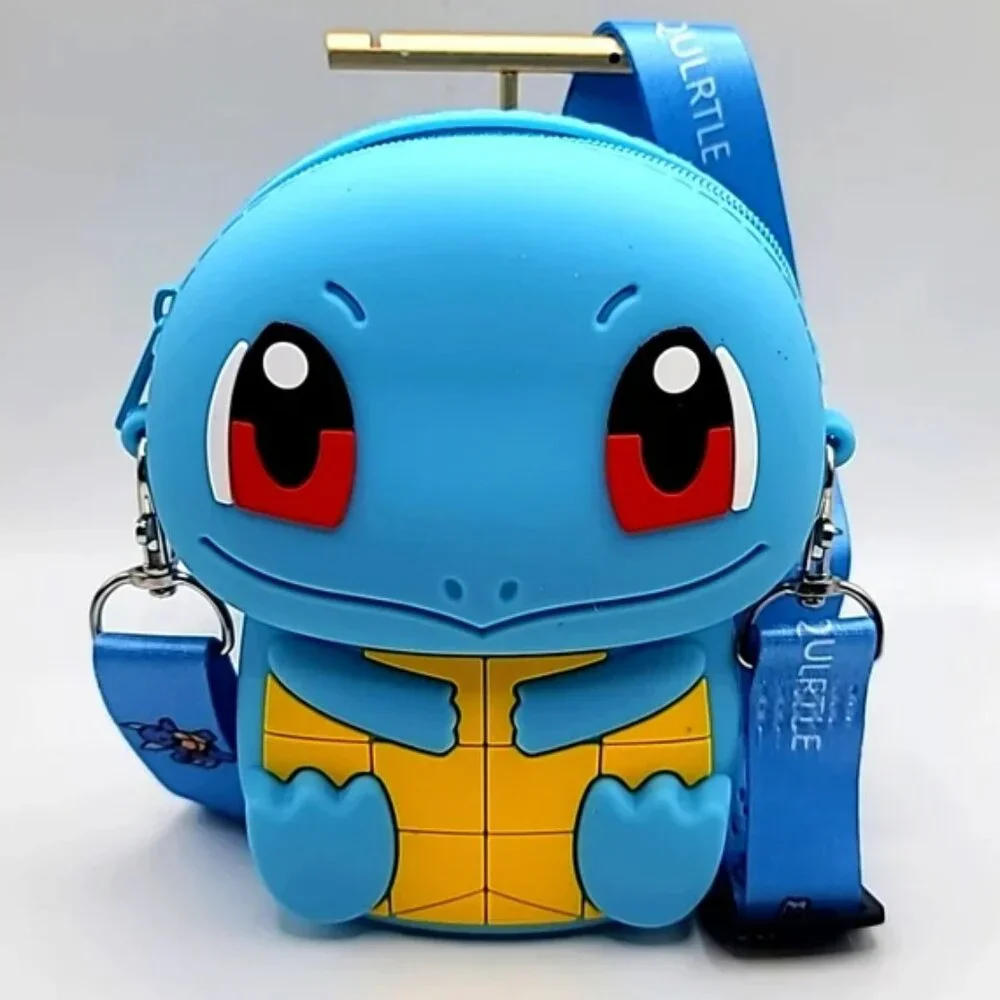 Cute Little Squirtle Pokemon Crossbody Purse or Pouch